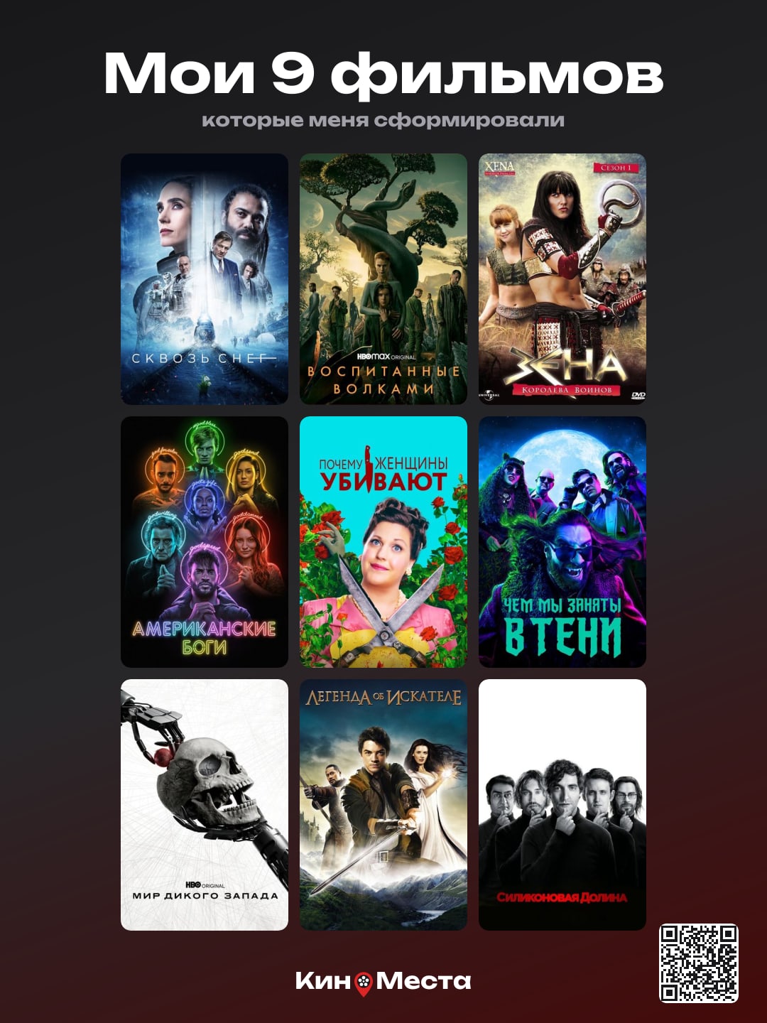 Мои 9 фильмов — подборка