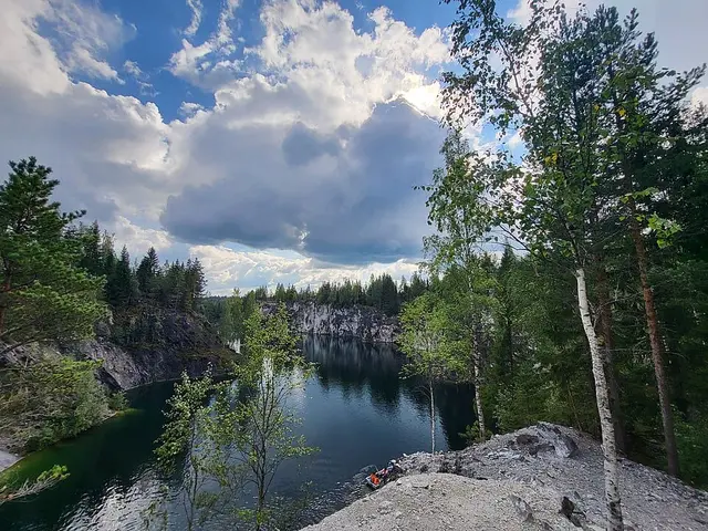 Горный парк Рускеала — место съёмок фильма «Огонь»