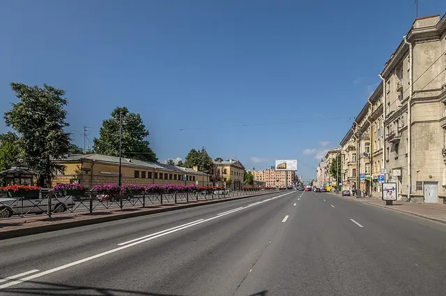 Московский проспект — место съёмок фильма «Мастер и Маргарита»