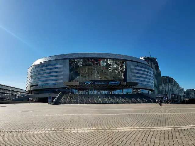 Минск-Арена — место съёмок фильма «Легенда №17»