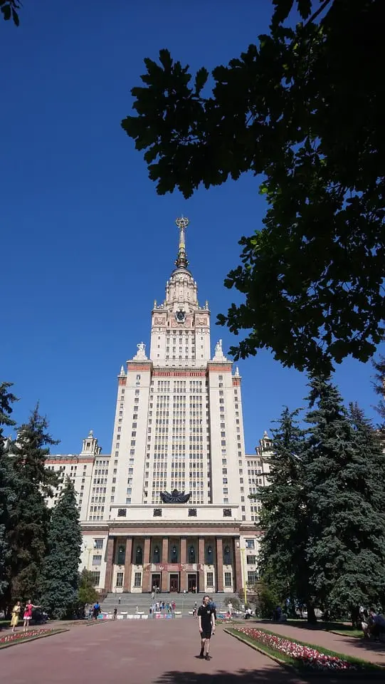 Главное здание МГУ — место съёмок фильма «Мастер и Маргарита»