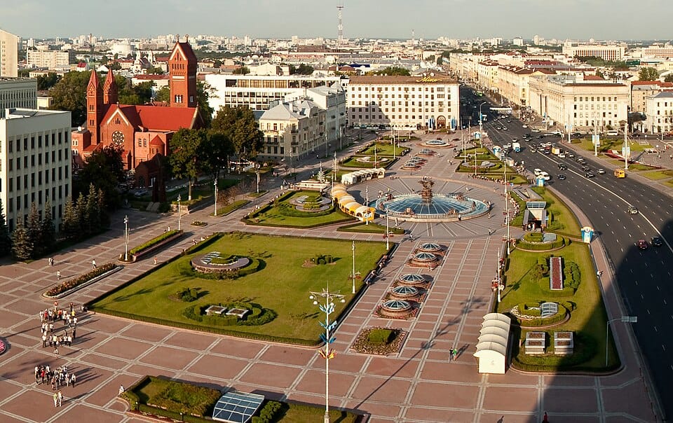 Минск — место съёмок фильма «Любимая»